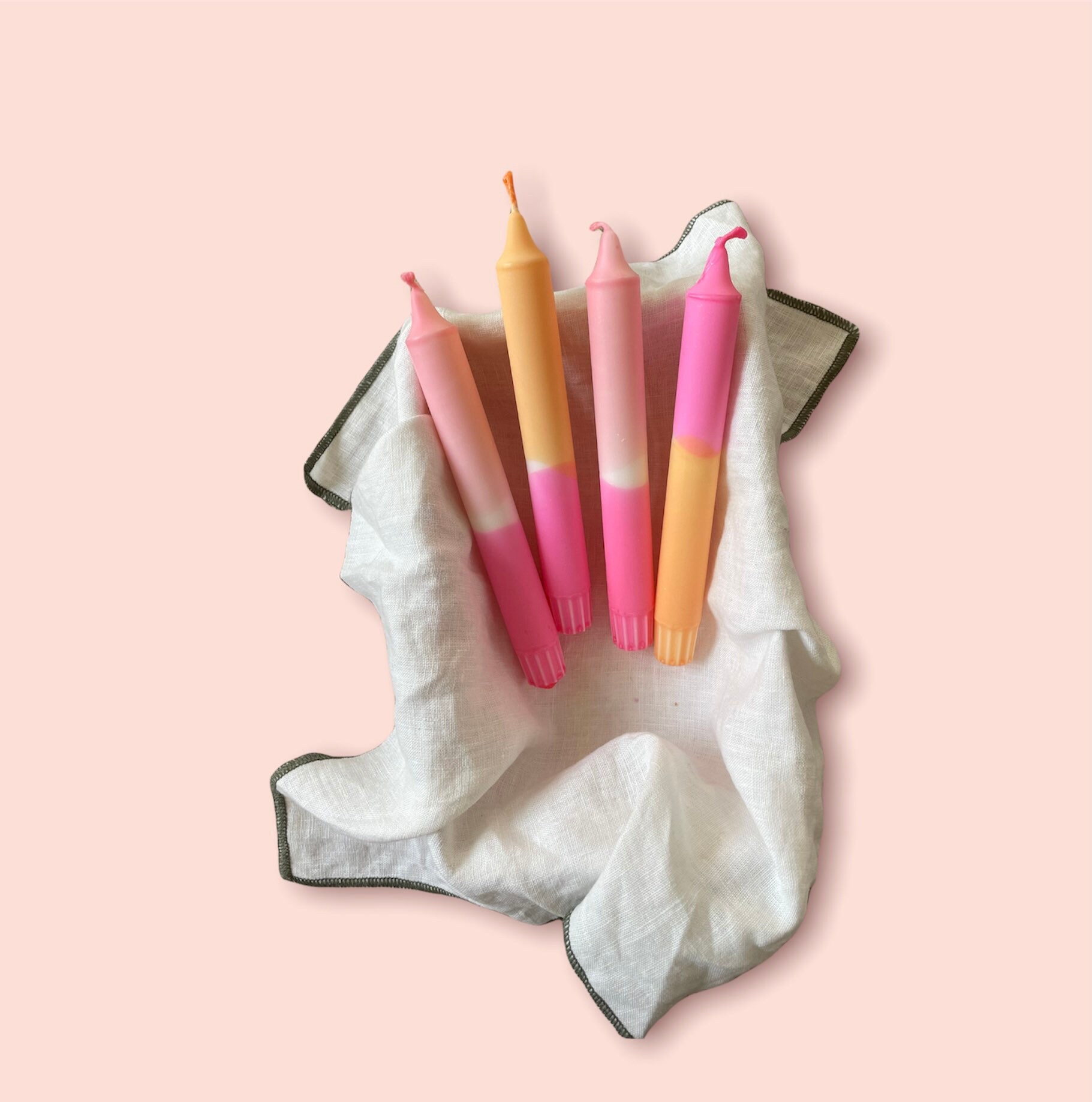 Lot 4 Bougies Artisanales