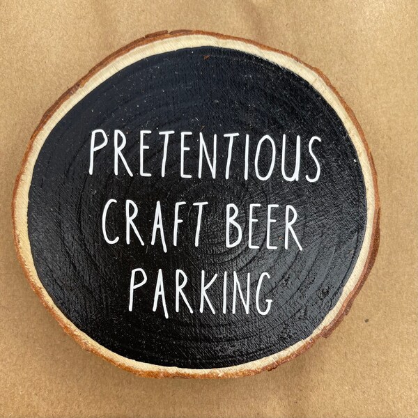Pretentious Beer Etsy