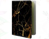 Marble Passport Cover Passport Covers Wallet for documents Anniversary gift Leather cover Tourist passport Black marble Graduation gift