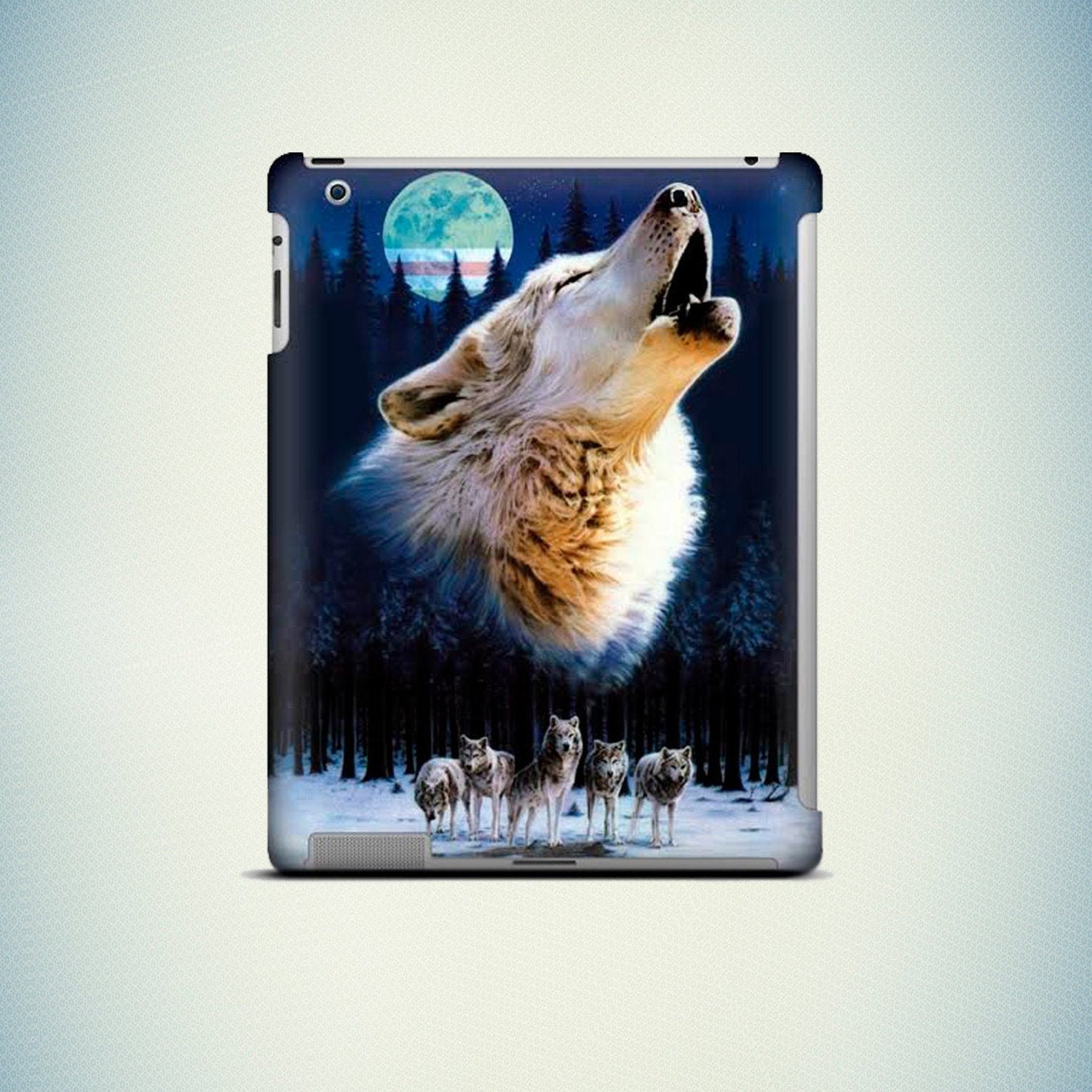 Wolf howl Case iPad Pro 12.9 iPad 3 iPad Apple iPad 11 Etsy