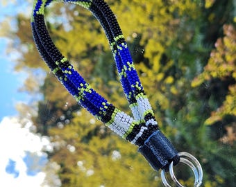 Beaded Keychain Wristlet / Lanyard