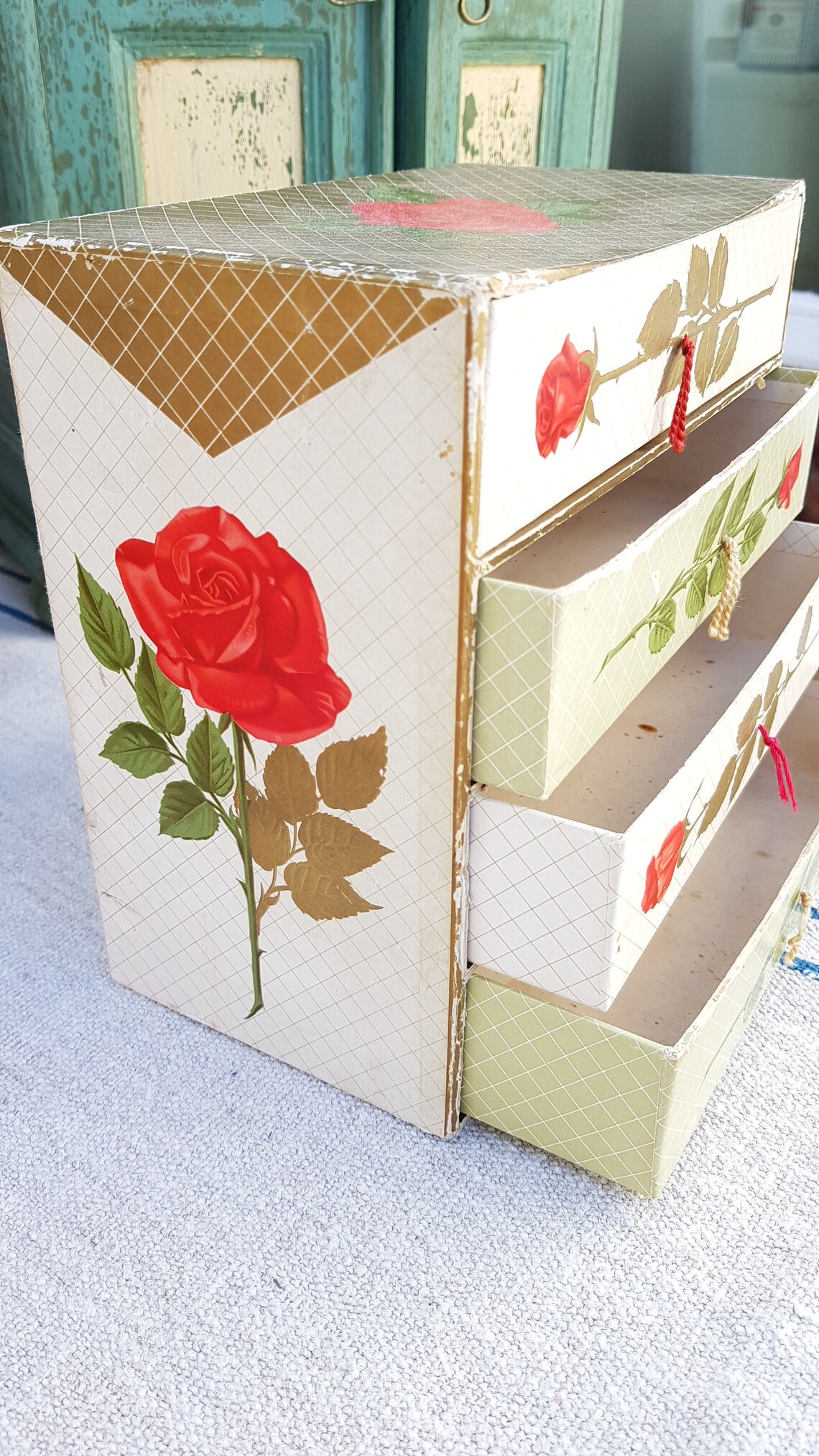 Vintage chocolate box chocolate box drawers small drawers Etsy