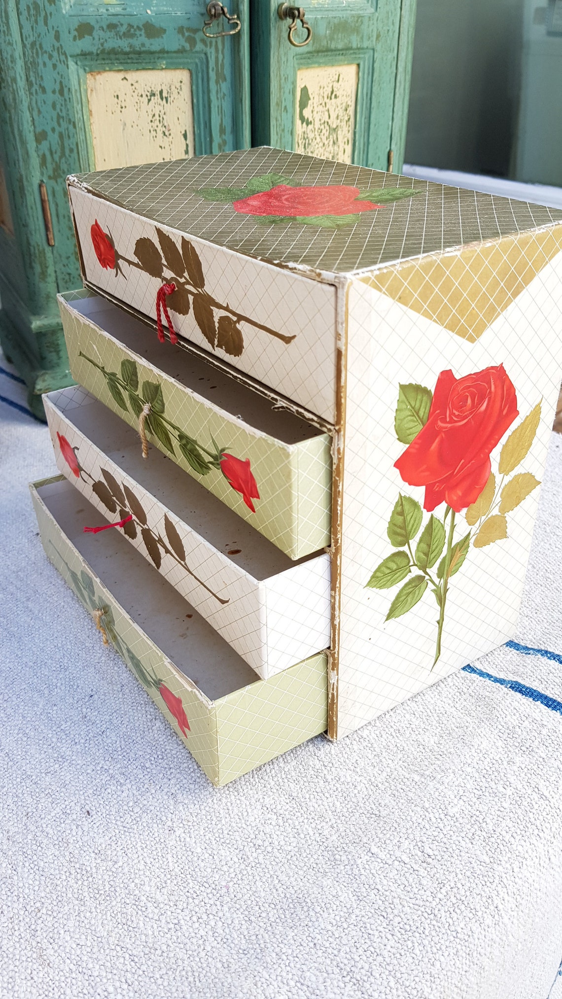 Vintage chocolate box chocolate box drawers small drawers Etsy