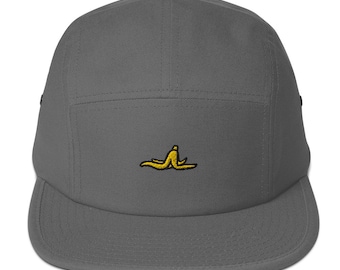 5 Panel Camp Hat - Banana Peel | Embroidered to Order | Low Profile and Soft Structured 100% Cotton Cap