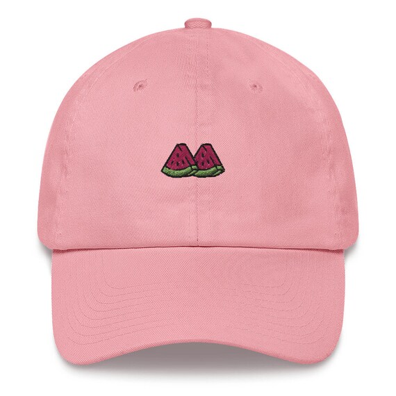 watermelon baseball cap
