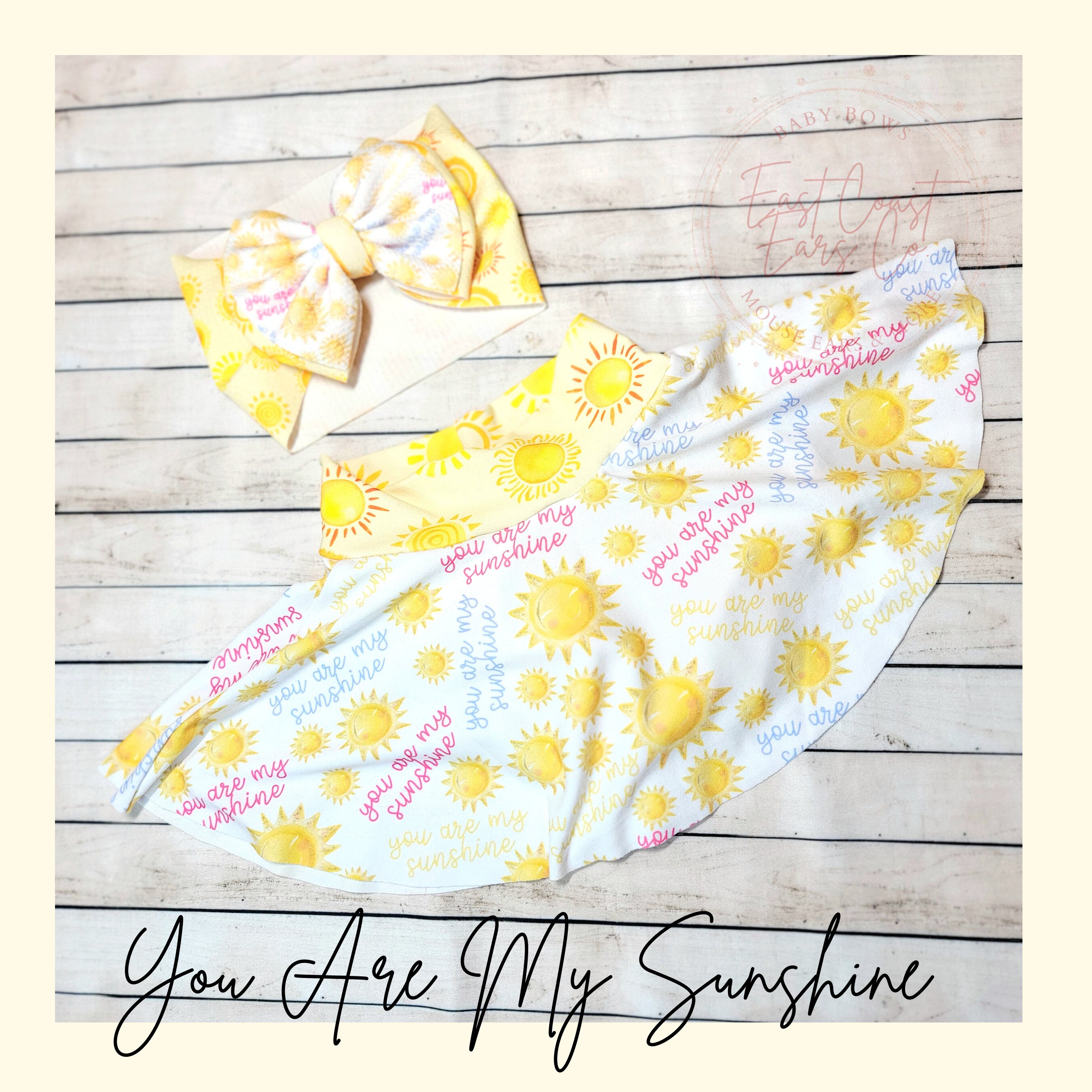 You Are My Sunshine Outfit You Are My Sunshine Skirted Etsy