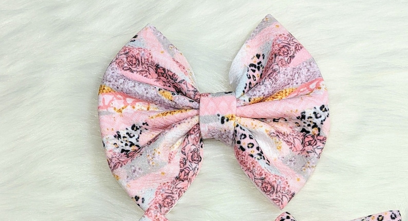 Valentine/'s Brushstroke Baby Bow Valentine/'s Day Pink Baby Bow |Toddler Bow Valentine/'s Day Headwrap Blush Pink Brushstroke Baby Bow