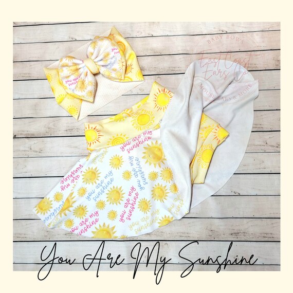 You Are My Sunshine Outfit You Are My Sunshine Skirted Etsy