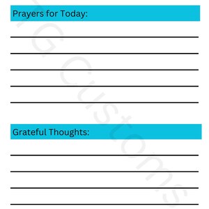 Hospital Caregiver Planner Printable | Medication Log | Doctor Questions | Appointment Planner | Prayer Journal | Instant Download image 7