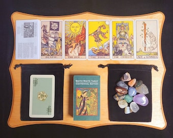 NXL Crystal Visions Tarot 78-Card Deck Tarot Cards Set Tarot Cards and Book for Beginners Set Tarot Card Game Cards