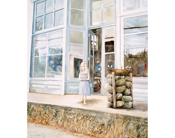 Gallery Painting Watercolor Historic Edison Washington