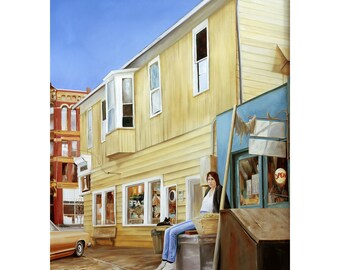 Port Townsend Painting Historic Old Buildings