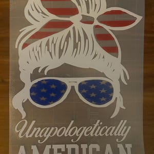 Unapologetically American sticker/decal