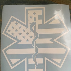 EMS Star of Life decal