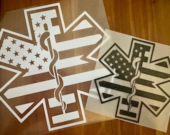 EMS Star of Life decal