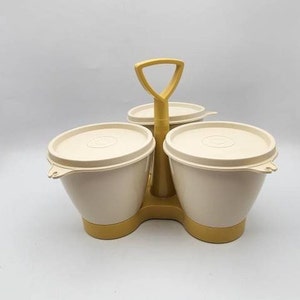 Tupperware condiment caddy