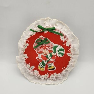 Strawberry Shortcake Christmas ornament / small wall hanging