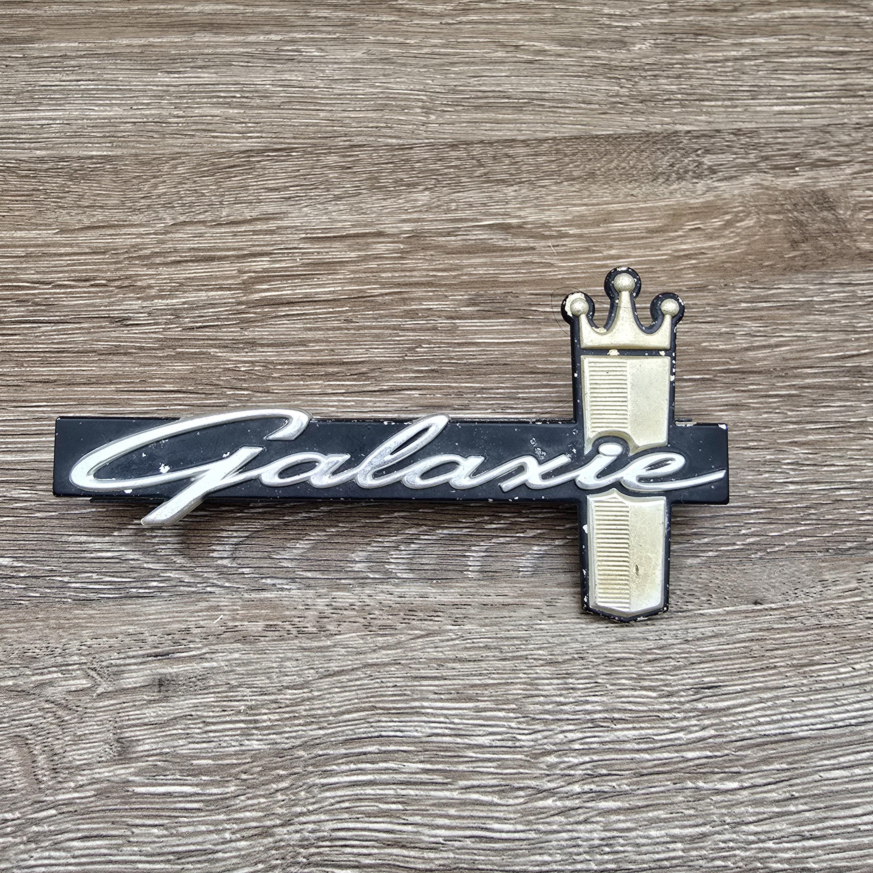 Vintage 1964 Ford Galaxie 500 Front Grille Emblem | Original