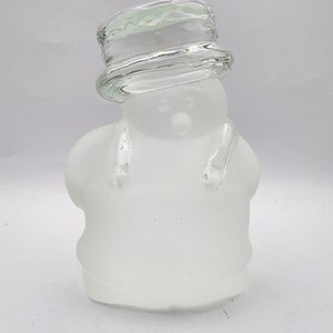 Glass snowman / Christmas decor