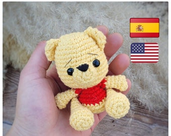 ES/ENG - Whinnie Pooh, patron amigurumi para tejer a crochet