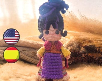 ES/ENG Mary Sanderson, amigurumi pattern