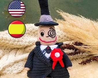 ES/ENG - The mayor of Halloween Town, amigurumi pattern