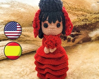 ES/ENG - Lydia, amigurumi mönster