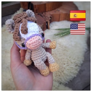ES/ENG- Mini horse, crochet pattern. Mini caballo intruso, patron amigurumi para tejer a crochet