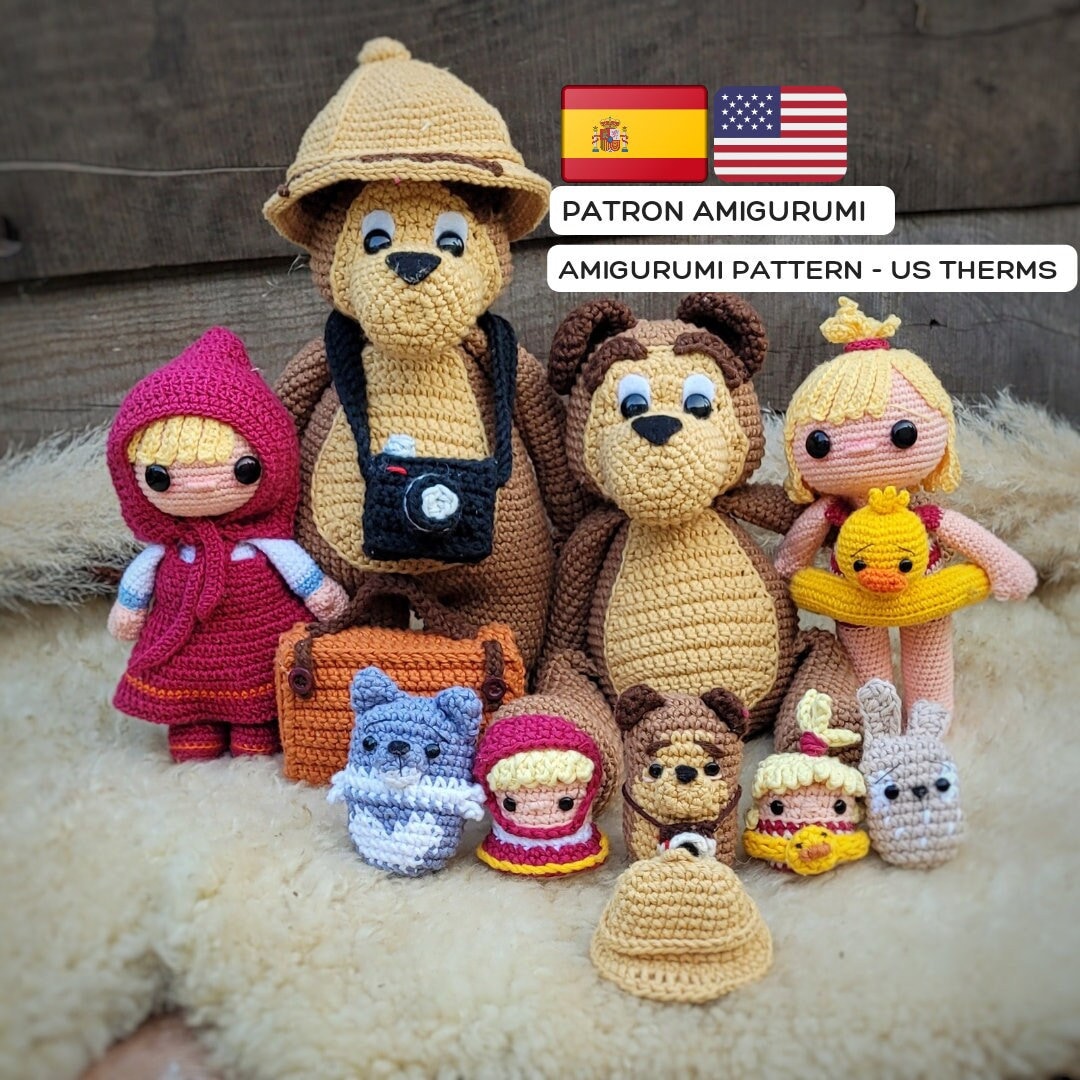 ES/ENG Bundle Masha, Bear and Their Friends // Masha and the - Main Image