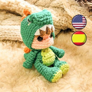 ES/ENG - RoaryKid, amigurumi pattern