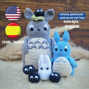 ES/ENG PDF Pattern. My Magical Neighbor, amigurumi crochet