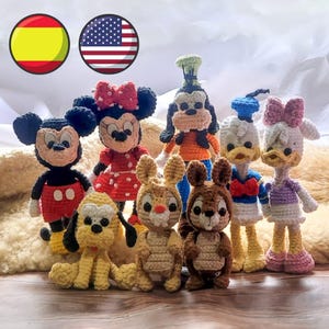 EN/ES - Modello PDF. La casa del topo, schema amigurumi