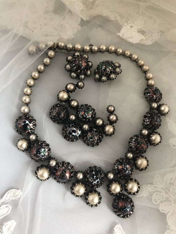 Signed 50's Christian Dior by Mitchel Mare necklac