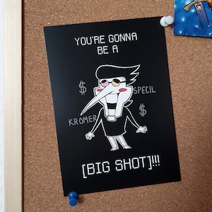 Spamton BIG SHOT Postcard A6