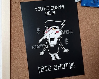 Spamton BIG SHOT Postcard A6