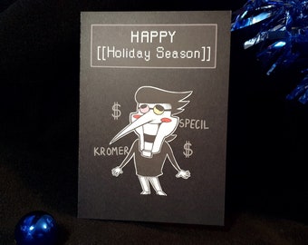 Spamton Festive Card