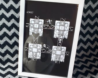 WING DING Comic Strip A5 Art Prints