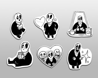 WING DING Vinyl Stickers 6 Set