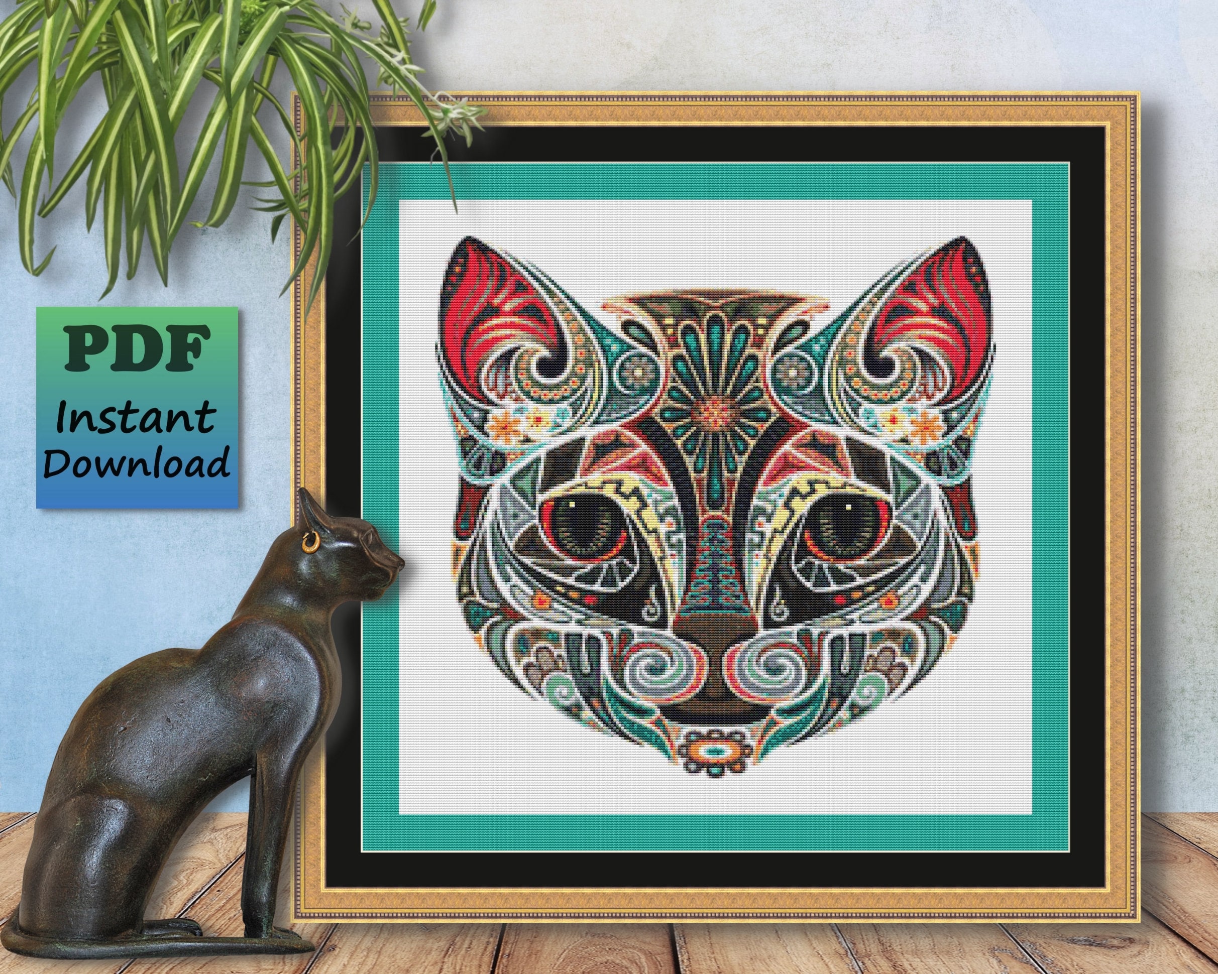【AAKE】AMAZED CAT HALF T (3color!) il_fullxfull.2291044392_go18.jpg