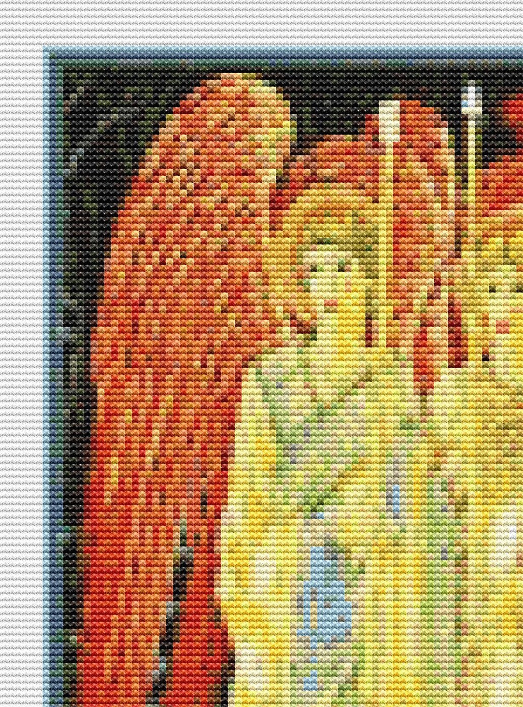 William Morris Medieval Angels Counted Cross Stitch Pattern – Orenco Originals