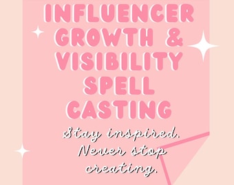 Crecimiento y visibilidad de influencers: hechizos