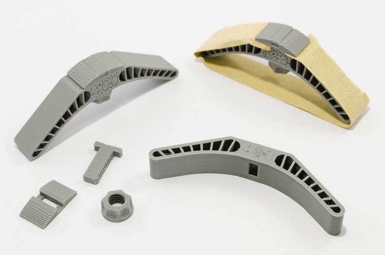 3D Printed Sanding Tool With Tensioner and Grit Label Etsy