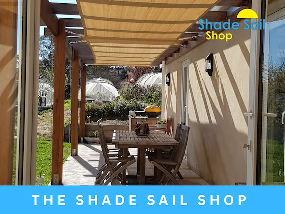 Shady Lady Bereich 1,5 x 6 m Sonnensegel Vorgefertigte Gren SAND Beige  95% UV Outdoor Markisen Hochleistungsqualittssegel - Etsy sterreich