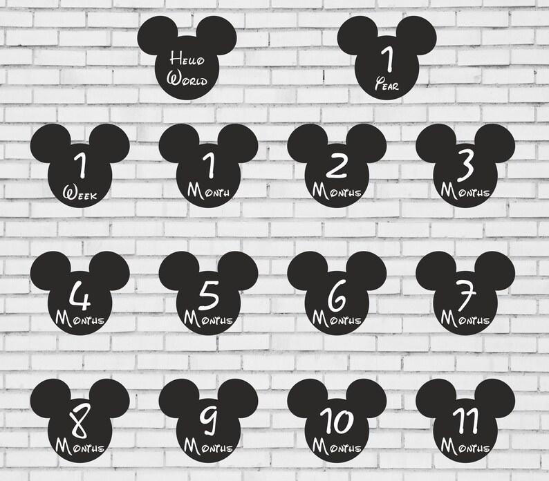 Free Free 175 Baby Monthly Milestone Svg SVG PNG EPS DXF File