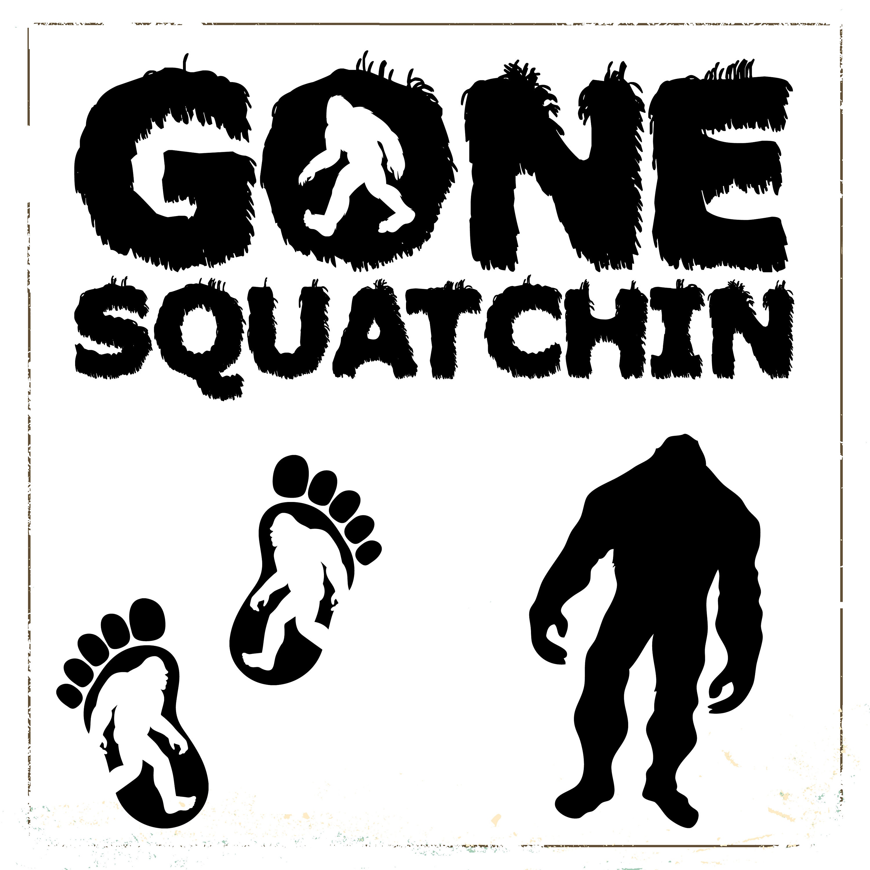 Printable Bigfoot Silhouette Printable Bigfoot Silhouette