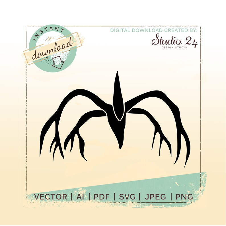 Download The Mind Flayer svg Stranger Things svg The Shadow Monster ...