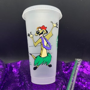 Lion King inspired Starbucks cold cup (venti)