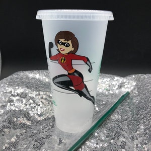 Incredibles inspired Starbucks cold cup (venti)
