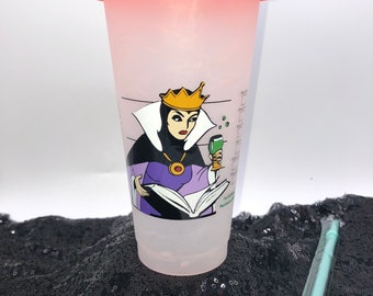 The Evil Queen inspired Starbucks cold cup (venti)