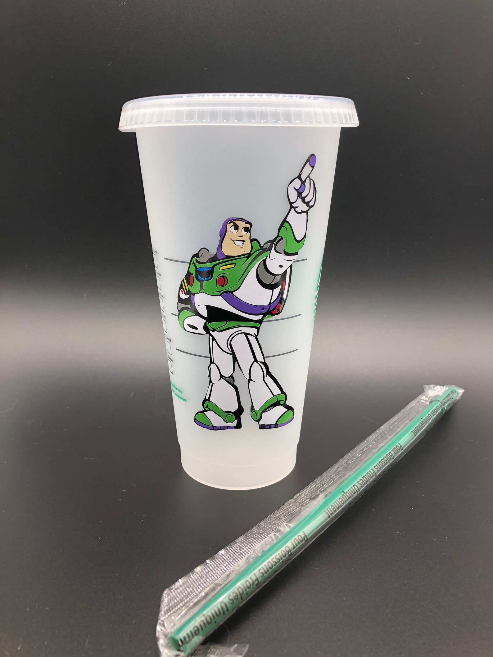 Buzz Lightyear inspired Starbucks cold cup venti | Etsy